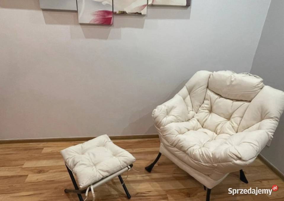 Fotel z podnóżkiem Żabno