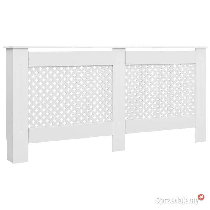 Osłony na kaloryfer 2 białe 172x19x815 MDF Warszawa