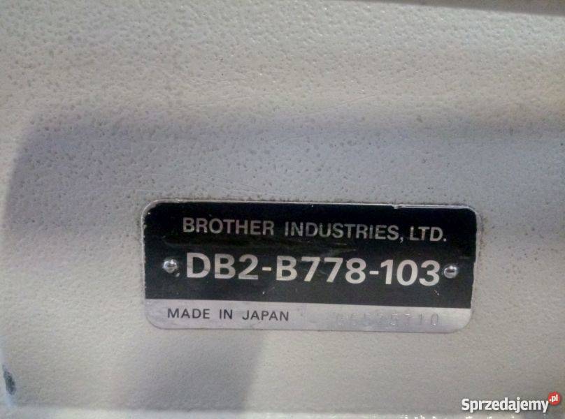 Stębnówka z Odkrawaczem Brother Pfaff Durkopp Wałbrzych