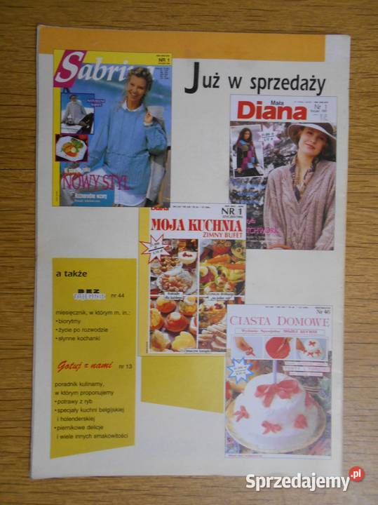 Diana Robótki ręczne styczeń 1995 Rok wydania 1995 Parczew sprzedam