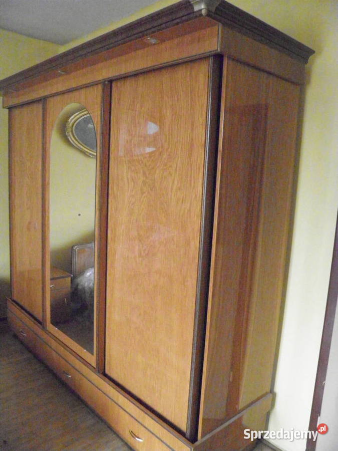 szafa 3 drzwiowa z lustrem połysk śląskie Sosnowiec