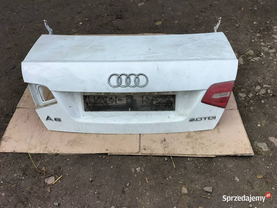 AUDI A6C6 A6 C6 SEDAN KLAPA BAGAŻNIKA BIAŁA osobowe