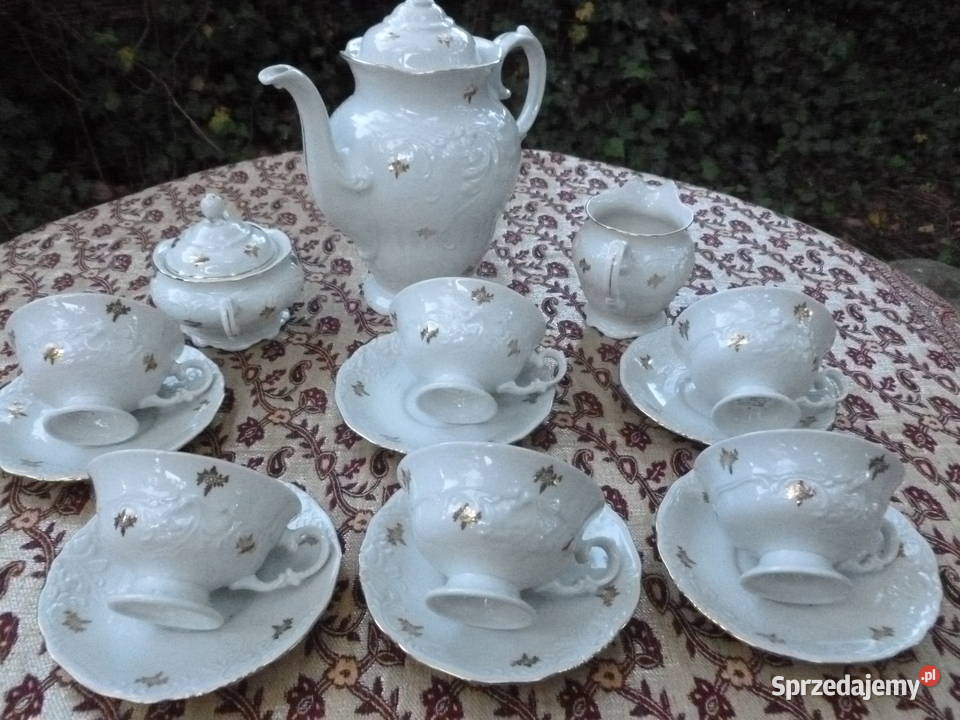 2 x Serwis kawowy Włocławek i Wałbrzych Porcelana i szkło Mława sprzedam