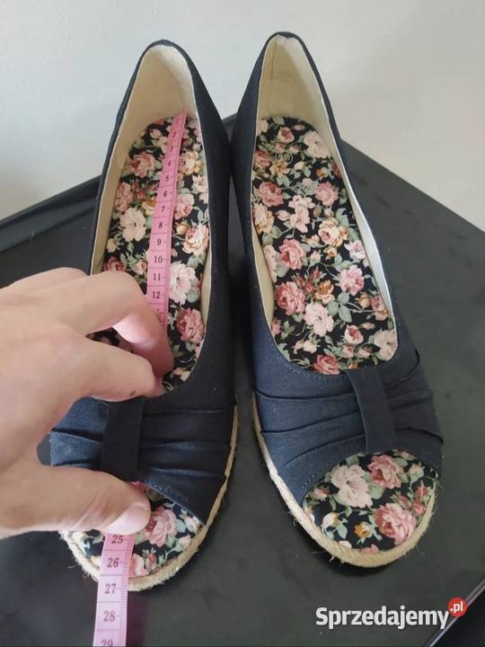 Czółenka 39 sandały Street Feet koturnie 26cm Damskie Kraków