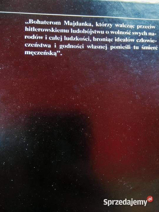 Majdanek album książki antykwariat internetowy Warszawa