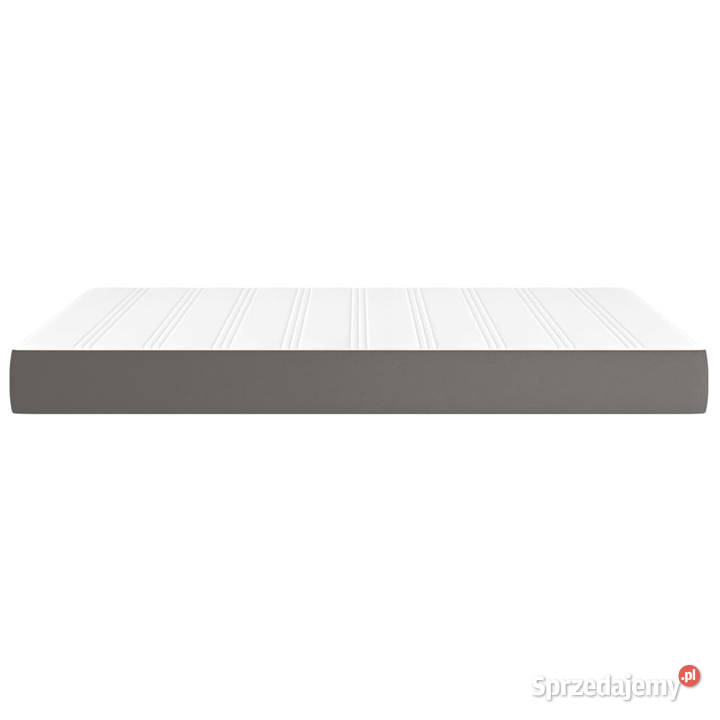 Materac kieszeniowy szary 140x190x20 sztuczna Pozostałe mazowieckie Warszawa