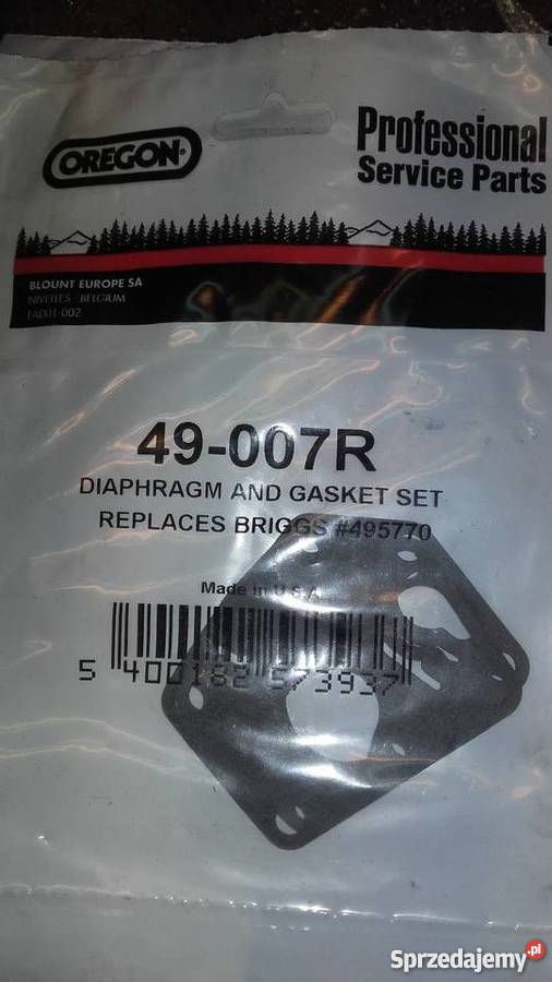 Membrana gażnika BRIGGS pulsa prim 35HP sprzedam