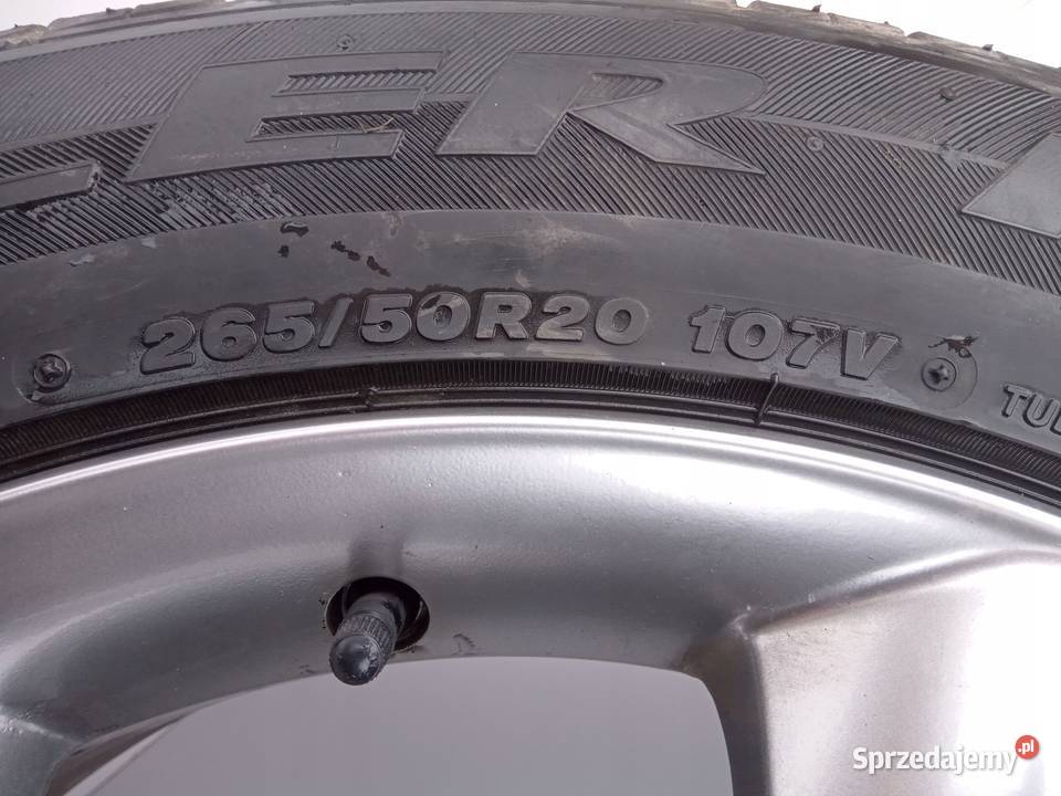 FELGI 20x8J OPONY BRIDGESTONE 26550 R20 INFINITI Nowy Tomyśl