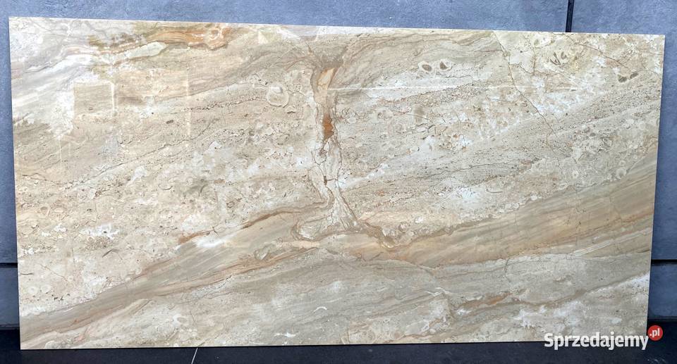 Gres marmuropodobny 120x60 Krem Beż POŁYSK Łask