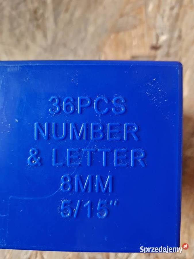 Numeratory litery i cyfry 8mm36el Głogowa