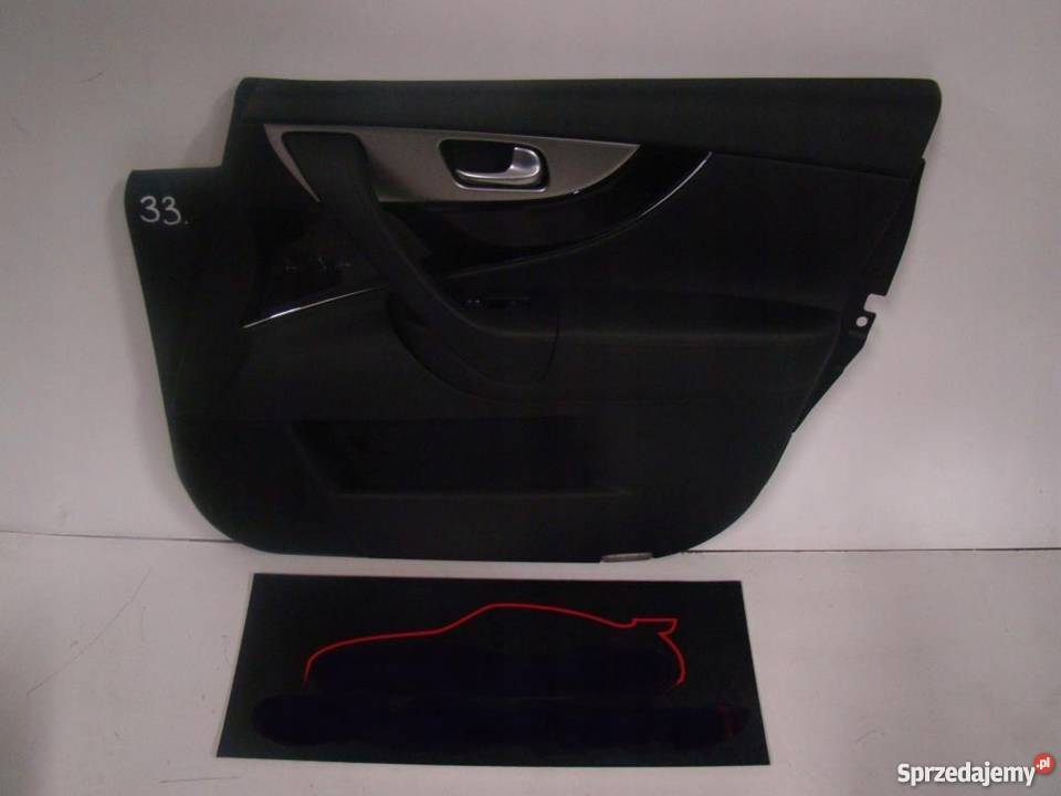 INFINITI FX 35 37 50 30D TAPICERKA DRZWI PRZÓD Nowy Tomyśl