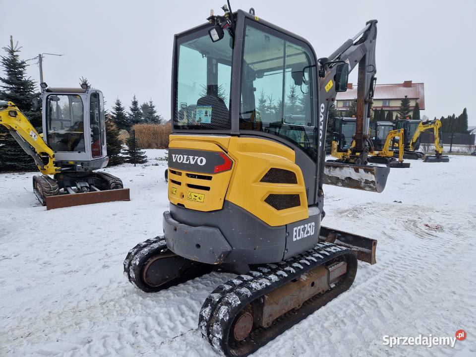 Minikoparka Volvo ECR 25D 25 tony 2019r 1900mtg nie lubelskie Ryżki