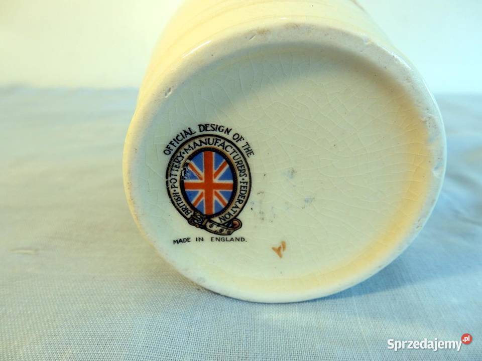 George VI i EQUEEN Rodzice Królowej Elżbiety II Porcelana i szkło Piła