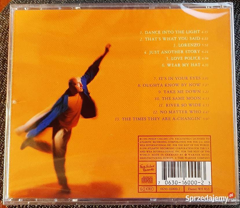 Wspaniały Album CD PHIL COLLINS Dance Into The
