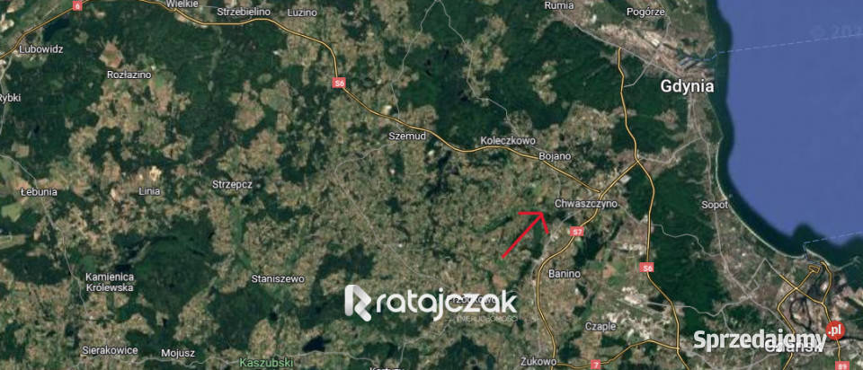 sprzedaży gruntu Chwaszczyno 2630m2