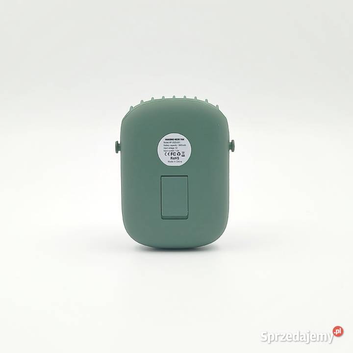 Przenośny wentylator wiszący na szyi zielony śląskie Zawiercie sprzedam