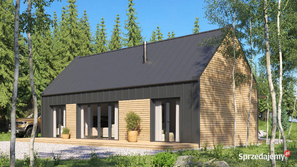 Dom całoroczny SVEN 70m2 letniskowy nowoczesna wielkopolskie Poznań