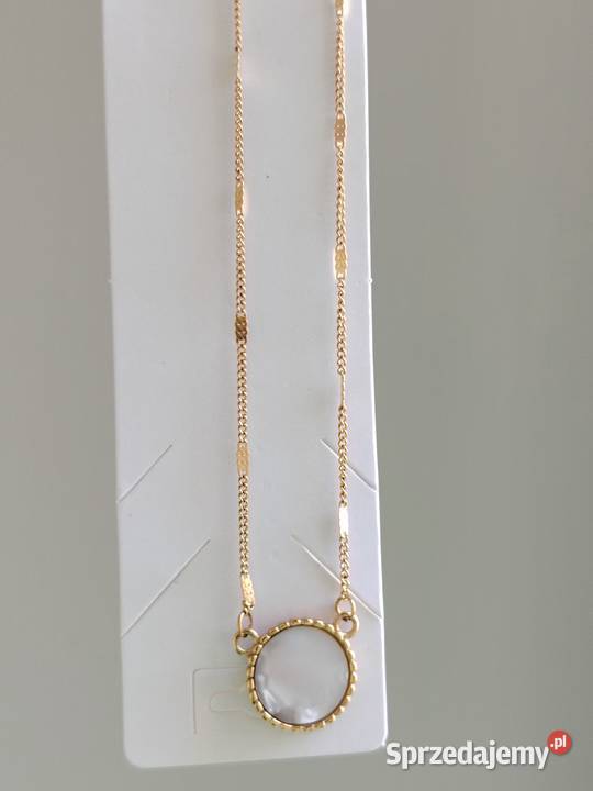 Łańcuszek z masą perłową Łódź