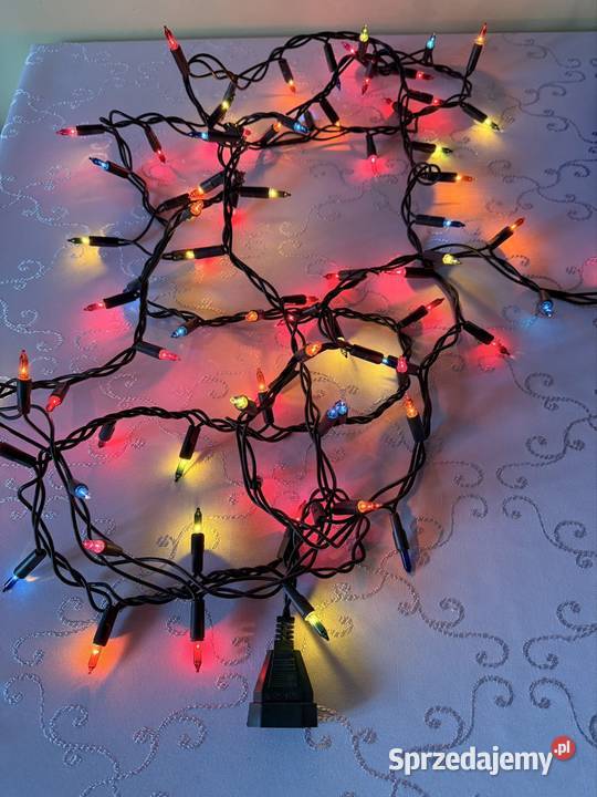 Lampki Choinkowe Goliat 100 lampek 55m Kolorowe śląskie Czerwionka-Leszczyny