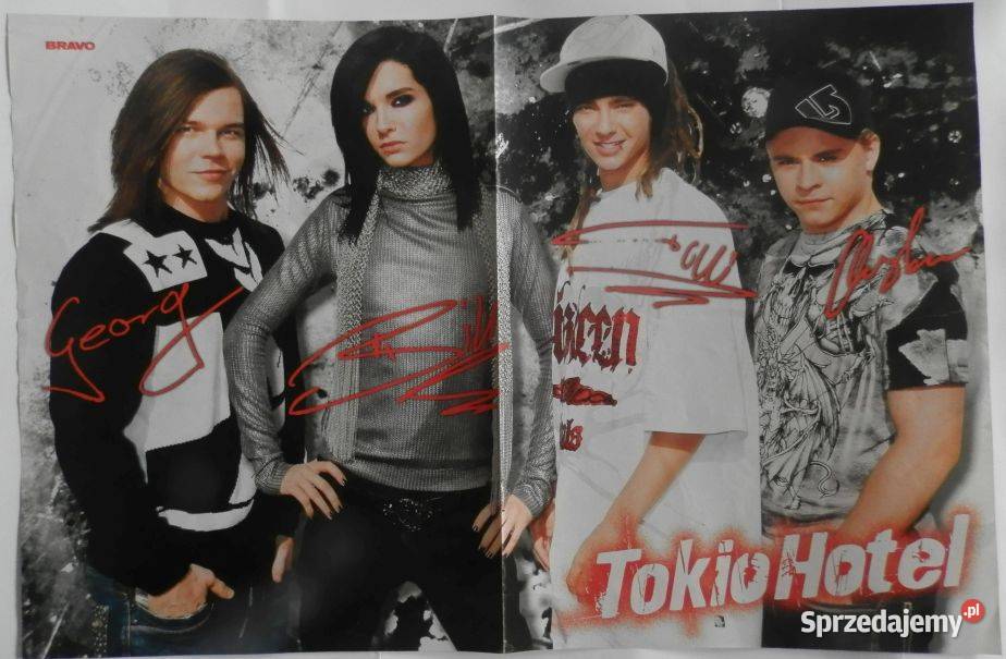 PLAKAT TOKIO HOTEL WYPRZEDAŻ ŚWIAT PLAKATÓW Bydgoszcz