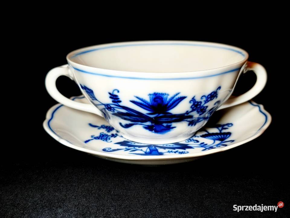 Zestaw bulionówka Oscar Schaller Porcelana i szkło Chełm sprzedam