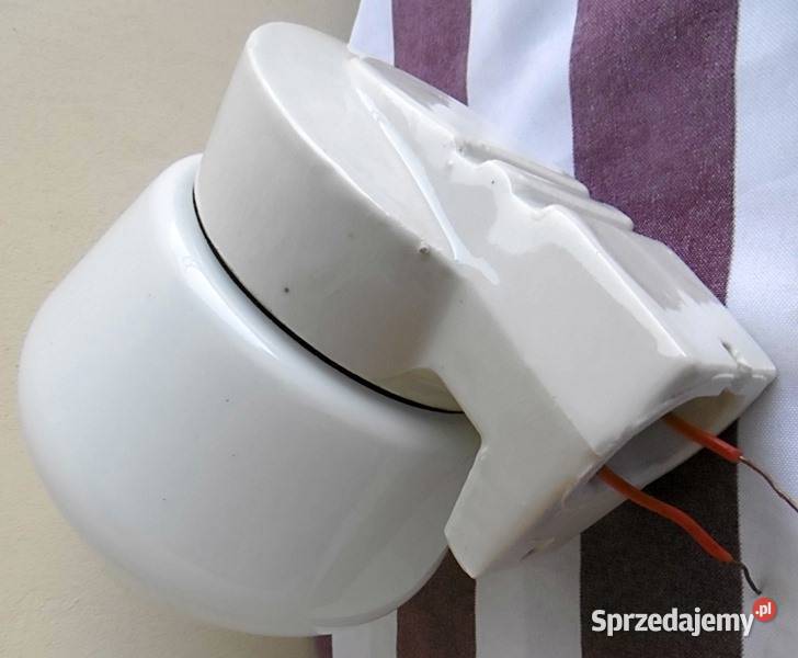 Lampa hermetyczna na ścianę z oprawką E 27 biały Ostrów Wielkopolski