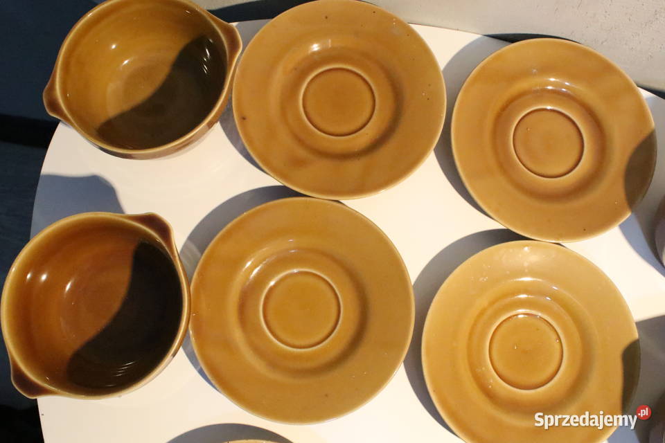 Bulionówki ze spodkami komplet 6 Mirostowice