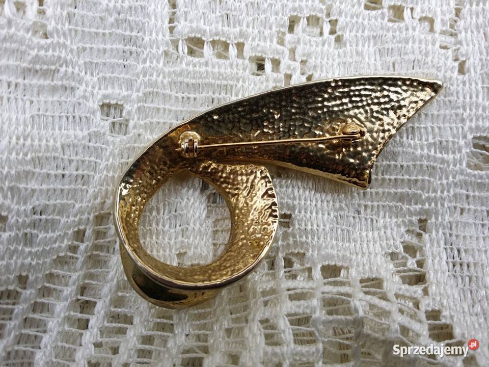 Stara angielska broszka na szóstkę małopolskie Ochojno