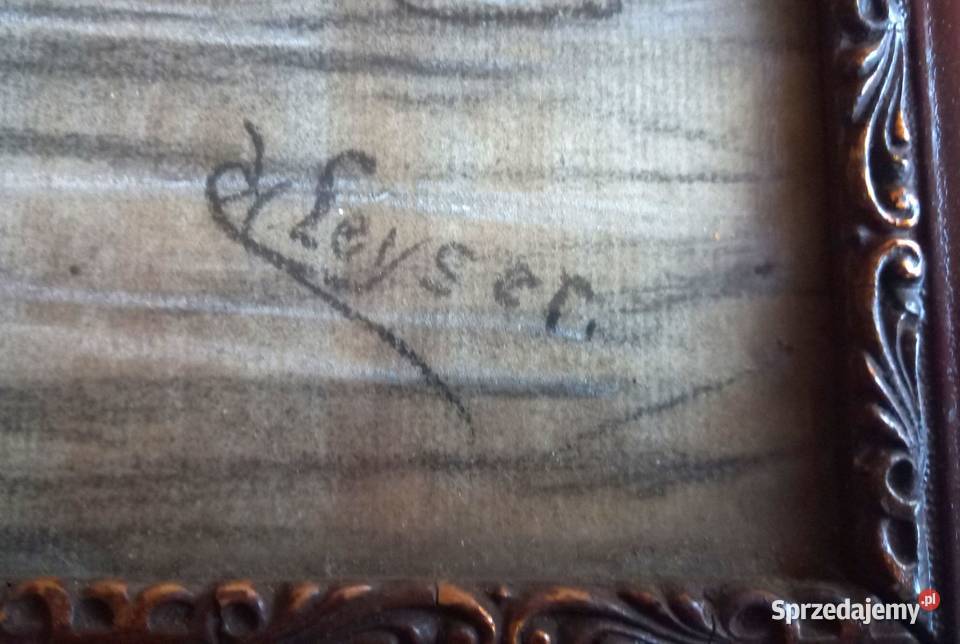 H Leyser Młyn przedwojenna grafika w pięknej Sulechów
