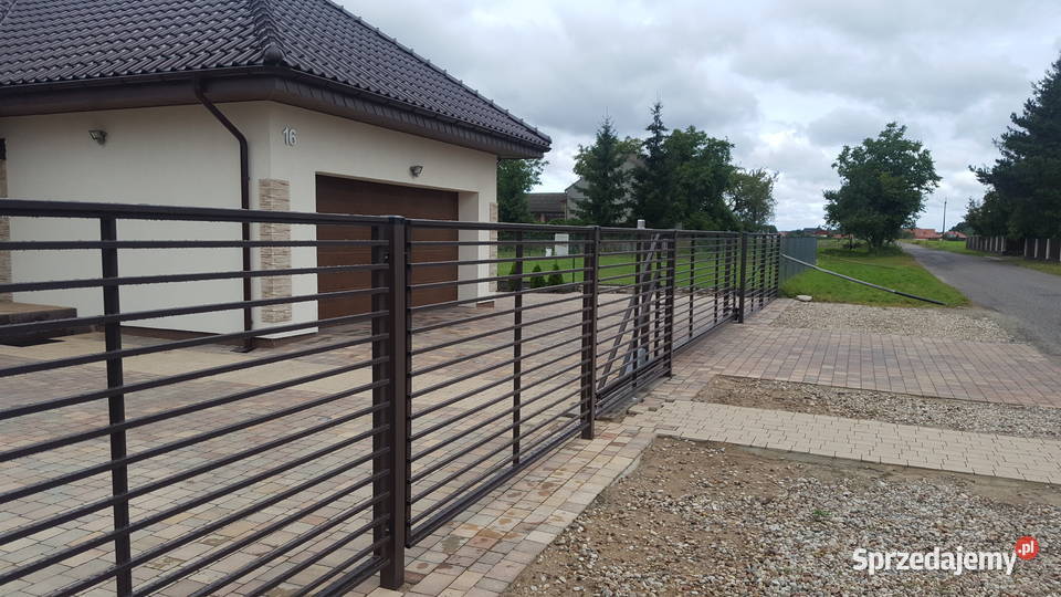 Brama przesuwna 400x120 GOLD 28 ogrodzenie bramy Ostrów Wielkopolski