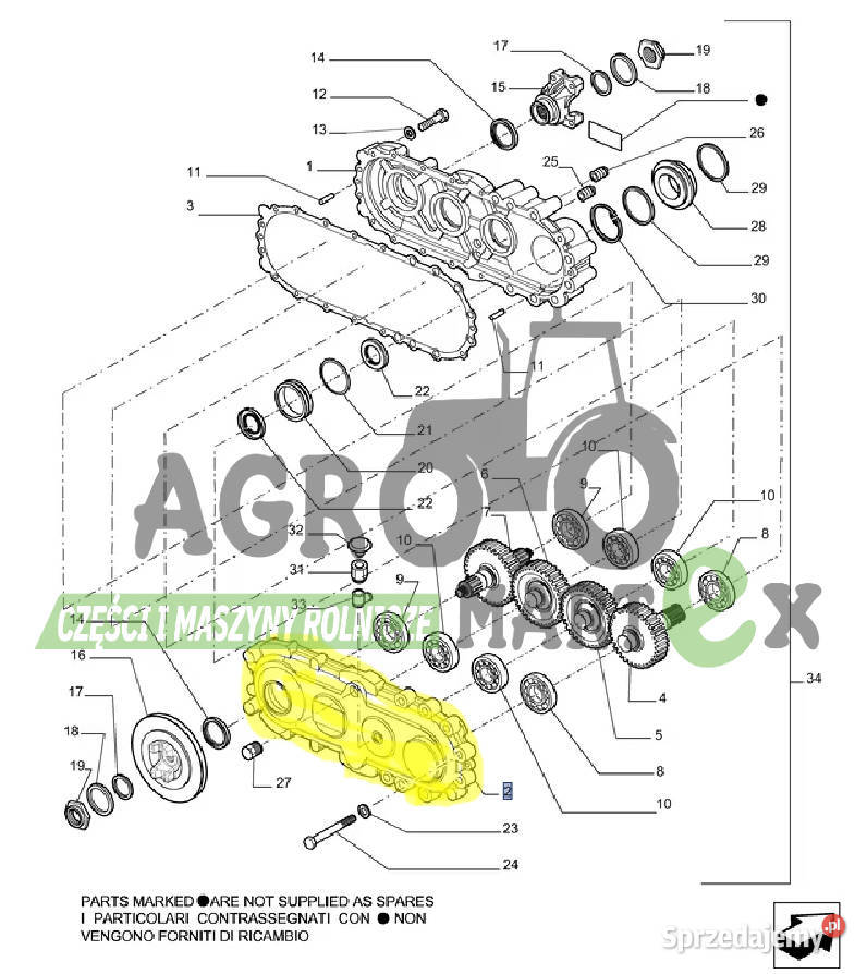 76086295 76092849 POKRYWA CNH Pozostałe sprzedam