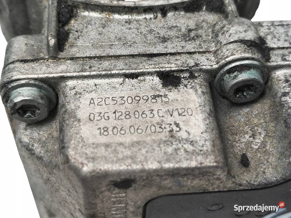 PRZEPUSTNICA VW Golf V Passat 19 TDI 03G128063C lubelskie Chełm