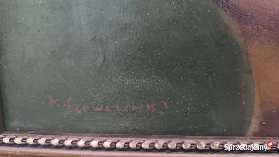 Obraz olejny akt kobiety sygnowany Szewczenko