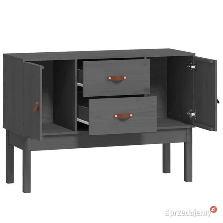 Szafka szara 110x40x78 lite drewno sosnowe mazowieckie Warszawa