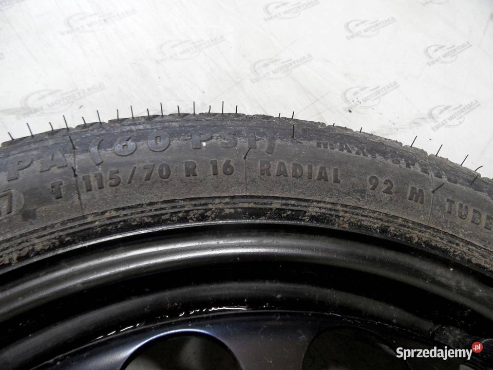 OPEL VECTRA C koło dojazdowe 1157016 92M 5x110