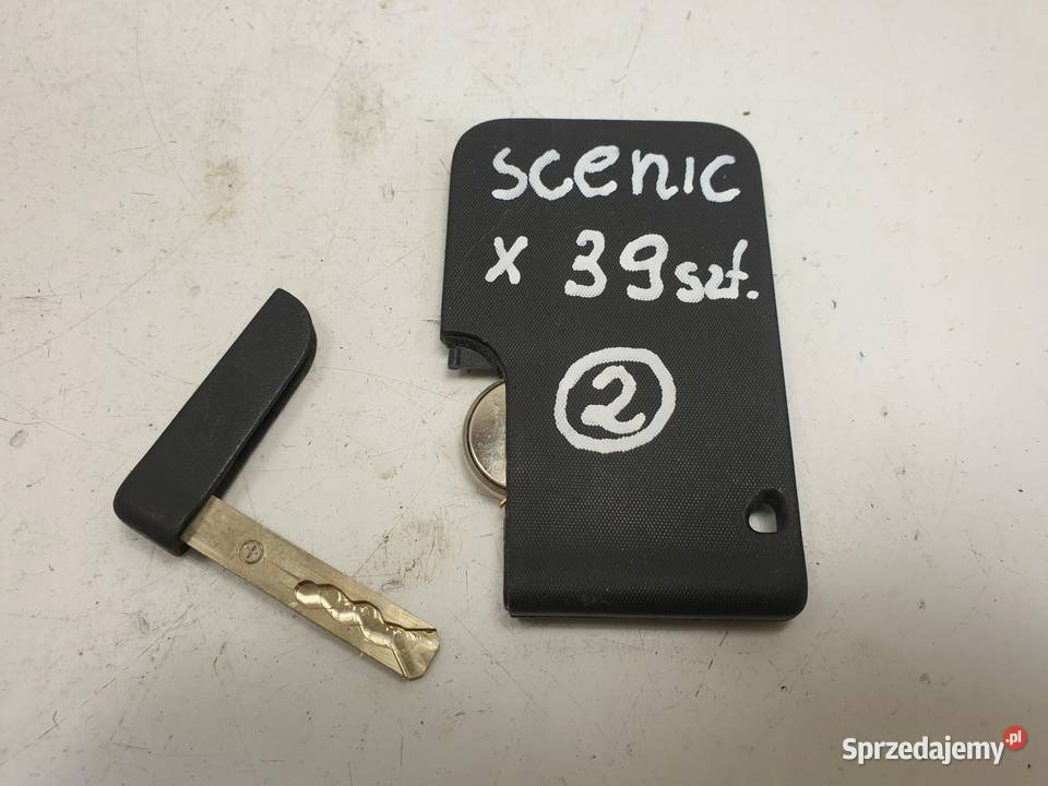 KARTA RENAULT SCENIC KARTA KLUCZYK Rudka
