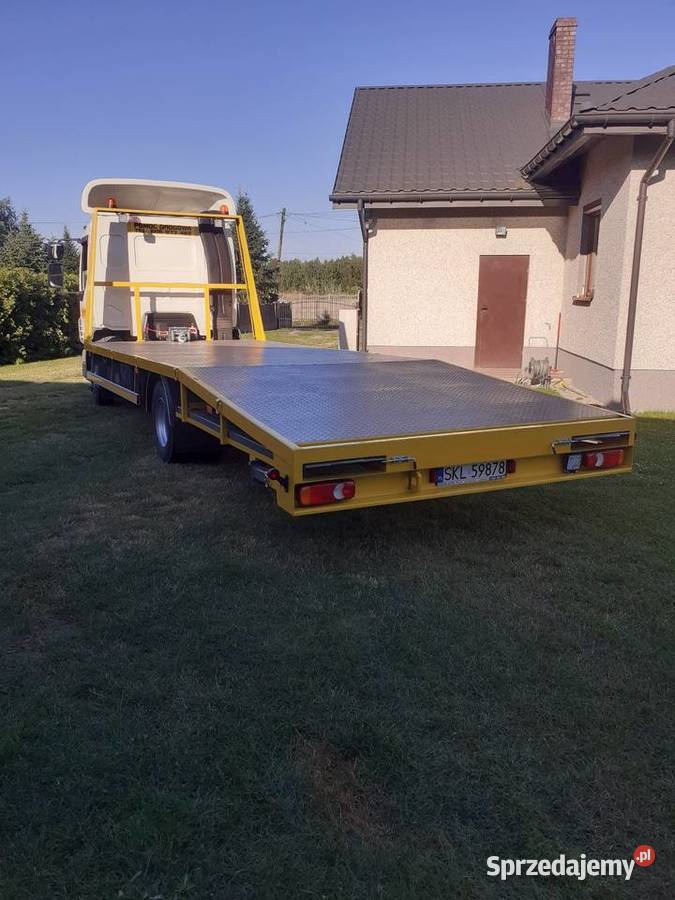 Autolaweta Pomoc drogowa blokada mostu Przystajń