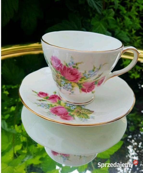 Duchesangielska porcelana kostna filiżanka ze Pabianice