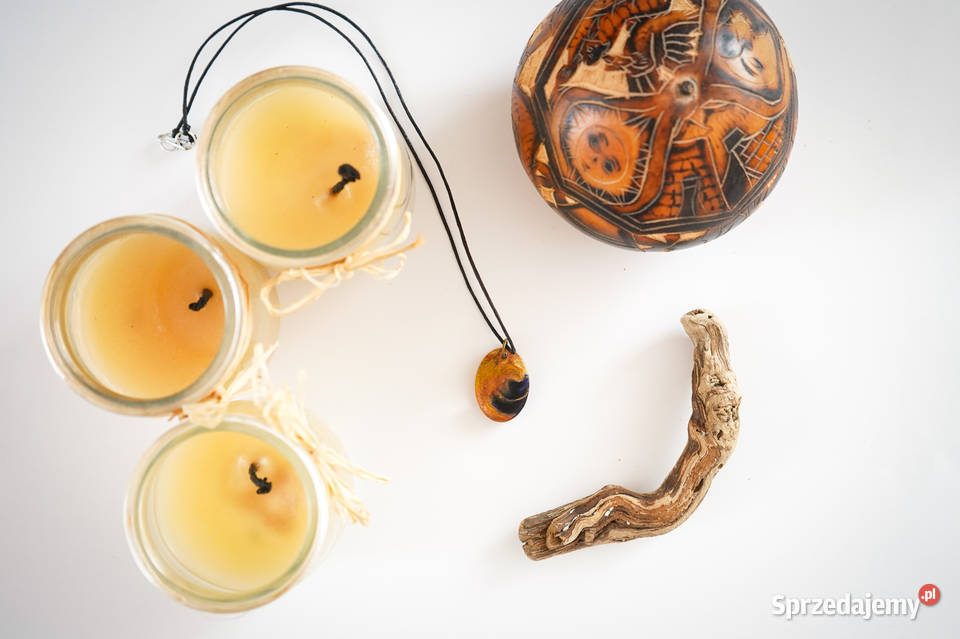 Owalny kolorowy artystyczny wisiorek mazowieckie Warszawa