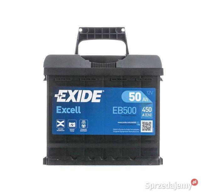 Akumulator Exide Excell 50Ah 450A darmowy dowóz Lublin