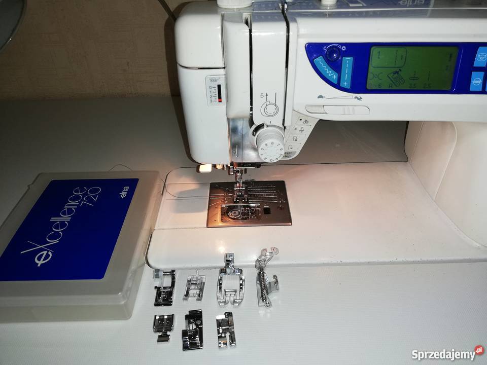Maszyna do szycia Elna 720EX używana ze stołem łódzkie Pabianice