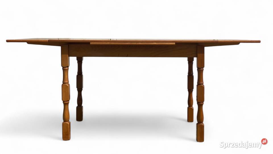 Stół dębowy prostokątny rozkładany