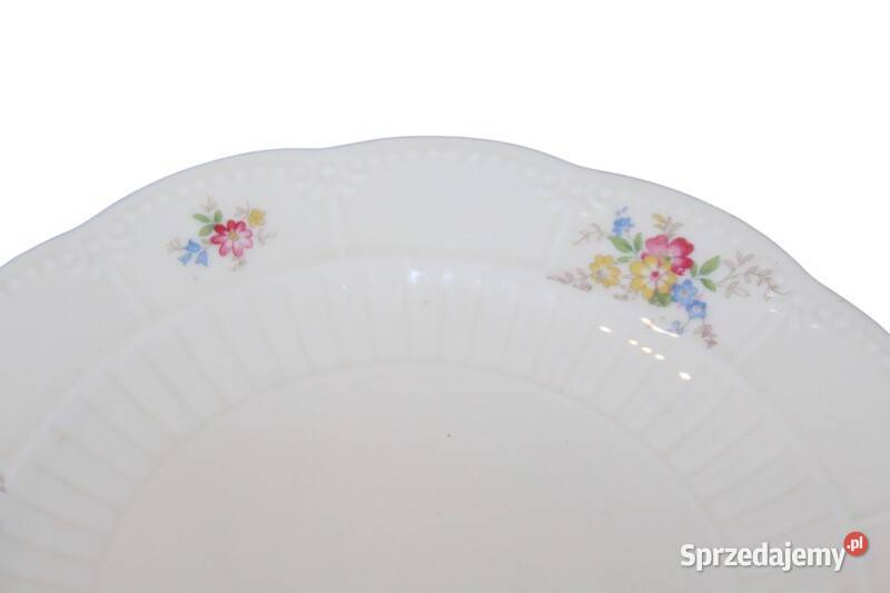 Komplet talerzyków Lidkoping lata 40te 114b Porcelana i szkło Szczecin