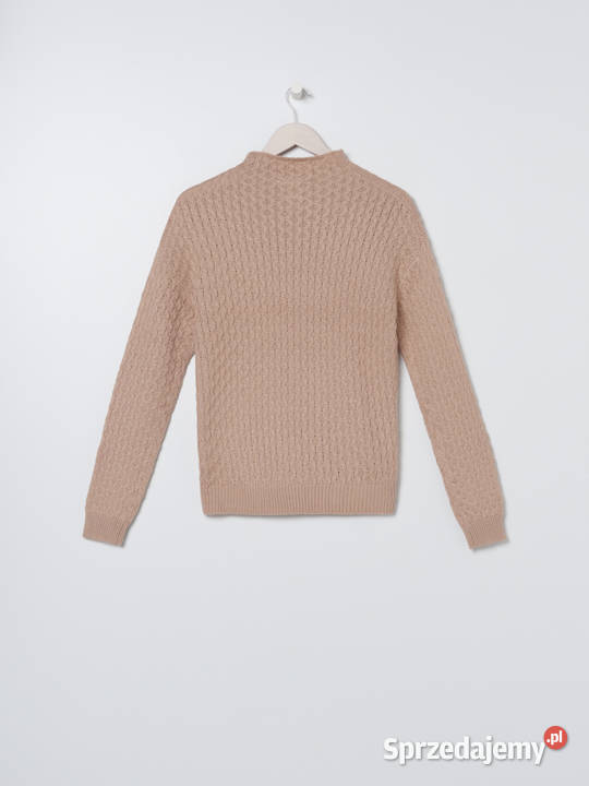 beżowy sweter Sinsay