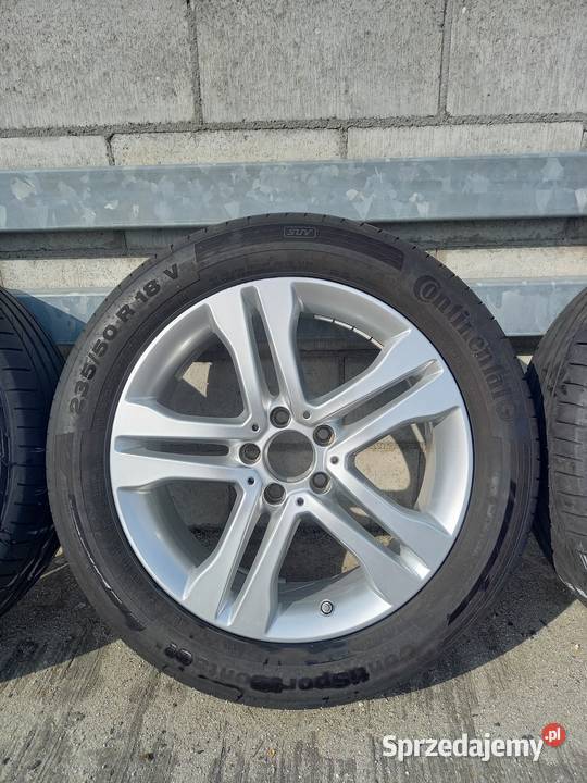 Alufelgi 18 Mercedes GLA 250 z letnimi oponami Lublin sprzedam