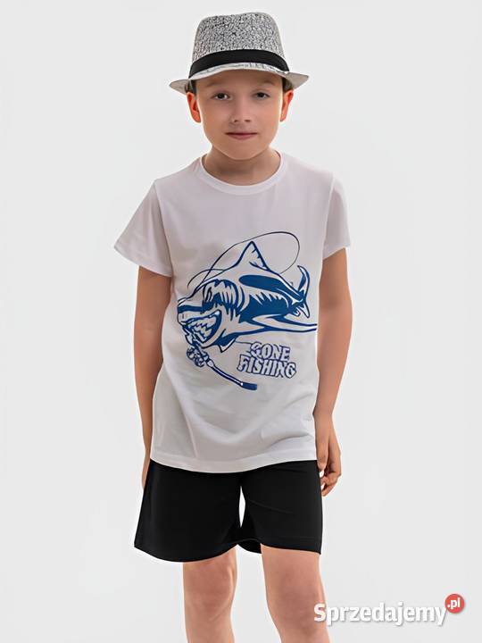 Tshirt podkoszulek bawełniany z nadrukiem 116 Kraków