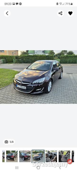 Opel astra bogata wersja stan Astra wielkopolskie Słopanowo sprzedam