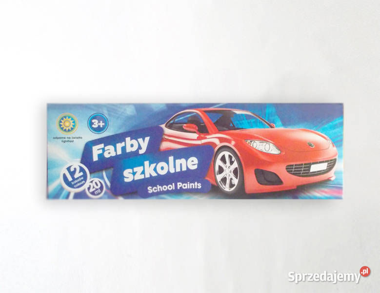 plakatówki 12 sztuk farby szkolne plakatowe Opole