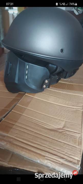 Kask motocyklowy z odpinaną szczęką pomorskie Malbork