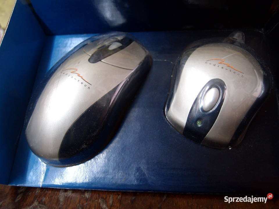 Mysz kulkowa interfejs 2 bezprzewodowa MediaTech Klawiatury i myszy Łódź sprzedam